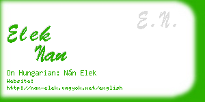 elek nan business card